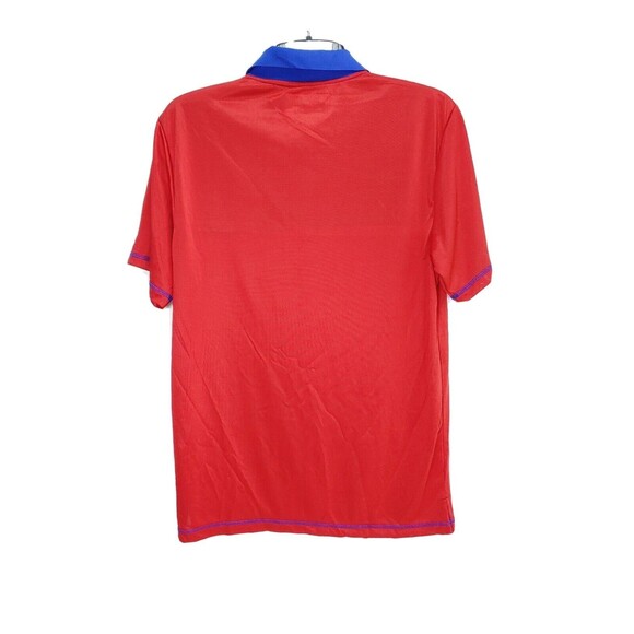 Authentic MLB Philadelphia Phillies Polo Shirt Lightweight red white - Picture 2 of 5